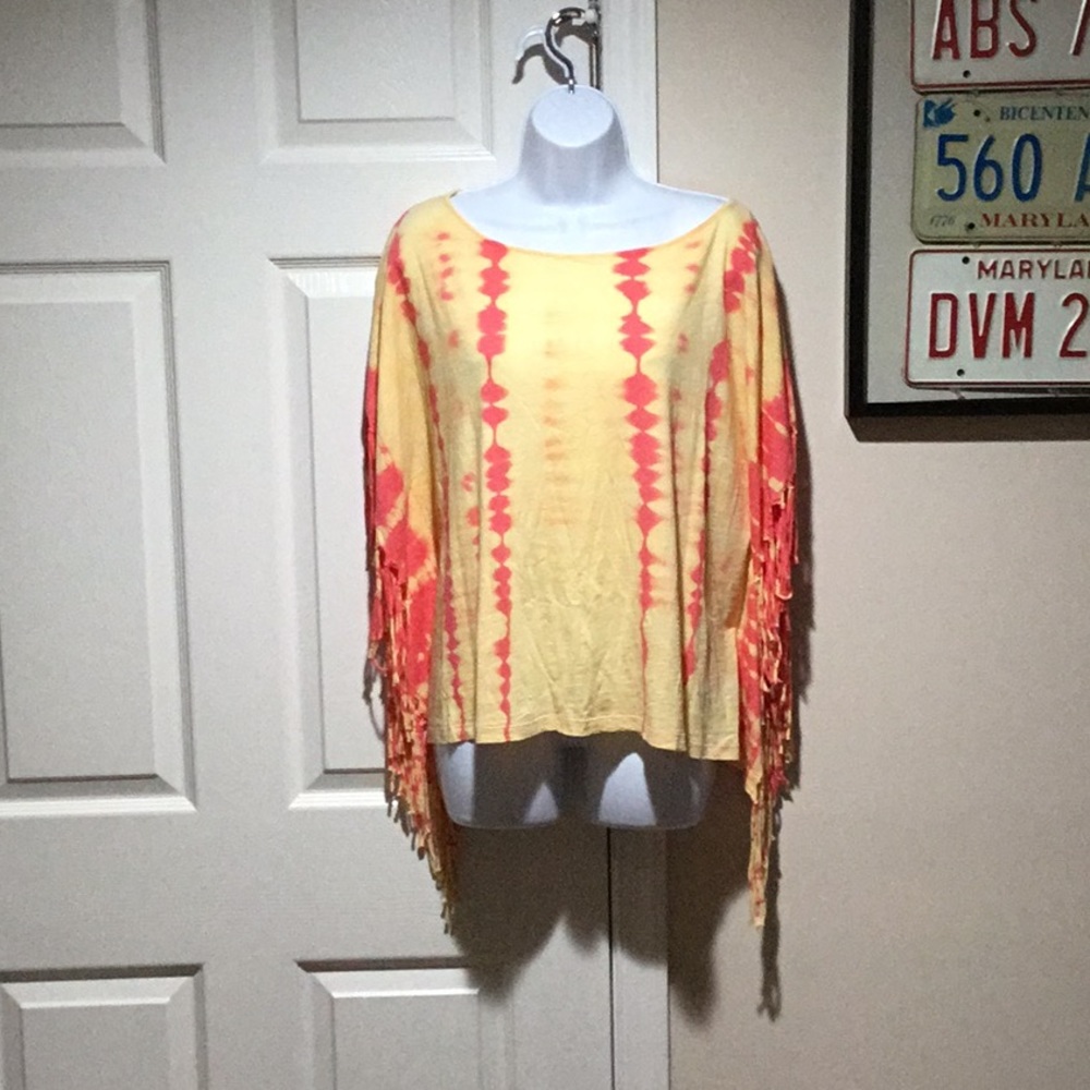Free People Movement Fringed Boho Top - Size M